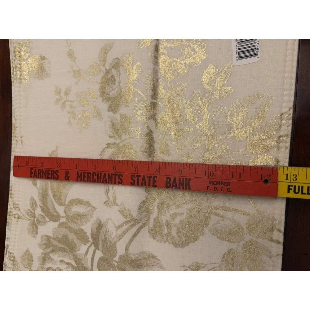 Matouk La Table d'Or Champagne Damask Placemats‎ & Napkins Set of 8 Luxury Gold